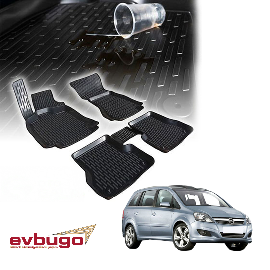 3D PASPAS SİYAH OPEL ZAFIRA B 2006--2011